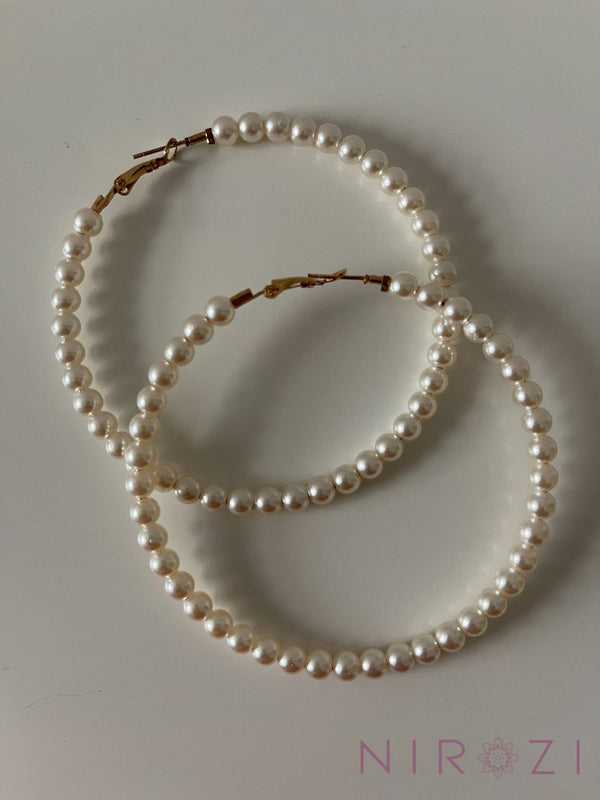 Pearl Hoops - Nirozi