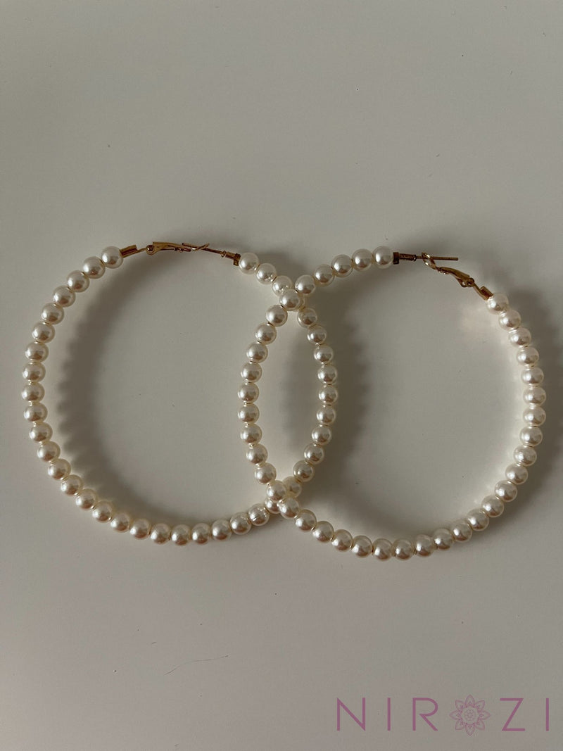 Pearl Hoops - Nirozi